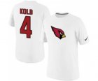 Nike Kevin Kolb Arizona Cardinals #4 Name & Number T-Shirt - White