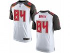 Mens Nike Tampa Bay Buccaneers #84 Cameron Brate Elite White NFL Jersey