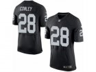 Mens Nike Oakland Raiders #28 Gareon Conley Elite Black Team Color NFL Jersey