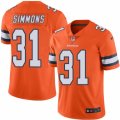Youth Nike Denver Broncos #31 Justin Simmons Limited Orange Rush NFL Jersey