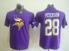 Minnesota Vikings 28 Adrian Peterson Name & Number T-Shirt
