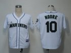 MLB Seattle Mariners #10 Moore White[Cool Base]