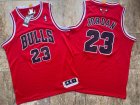 Bulls #23 Michael Jordan Red Adidas Swingman Jersey
