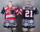 2015 Super Bowl XLIX Women Nike New England Patriots #21 butler Jerseys(Style Noble Fashion)