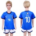 2018-19 Italy 10 TOTTI Home Youth Soccer Jersey