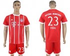 2017-18 Bayern Munich 23 VIDAL Home Soccer Jersey