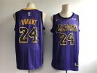 Lakers #24 Kobe Bryant Purple 2018-19 City Edition Nike Swingman Jersey