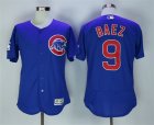 Mlb Chicago Cubs #9 Javier Baez Blue Flexbase Jersey