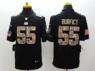 Nike Cincinnati Bengals #55 Vontaze Burfict Black Salute to Service Jerseys(Limited)