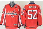 Capitals #52 Mike Green Red Stitched NHL Jersey