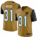 Mens Nike Jacksonville Jaguars #31 Davon House Limited Gold Rush NFL Jersey
