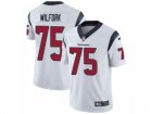 Mens Nike Houston Texans #75 Vince Wilfork Vapor Untouchable Limited White NFL Jersey
