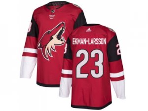 Men Adidas Phoenix Coyotes #23 Oliver Ekman-Larsson Maroon Home Authentic Stitched NHL Jersey