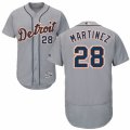 Men's Majestic Detroit Tigers #28 J. D. Martinez Grey Flexbase Authentic Collection MLB Jersey