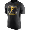 MLB Men's Pittsburgh Pirates Nike Cooperstown Collection Legend Issue Performance T-Shirt - Black