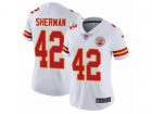 Women Nike Kansas City Chiefs #42 Anthony Sherman Vapor Untouchable Limited White NFL Jersey