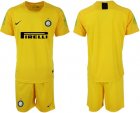 2018-19 Inter Milan Yellow Goalkeeper Soccer Jersey