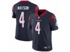 Mens Nike Houston Texans #4 Deshaun Watson Vapor Untouchable Limited Navy Blue Team Color NFL Jersey