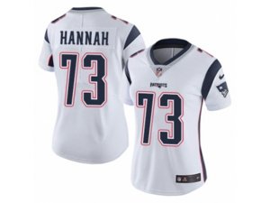 Women Nike New England Patriots #73 John Hannah Vapor Untouchable Limited White NFL Jersey