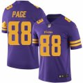 Nike Minnesota Vikings #88 Alan Page Purple Mens Stitched NFL Limited Rush Jersey
