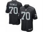 Mens Nike Oakland Raiders #70 Kelechi Osemele Game Black Team Color NFL Jersey