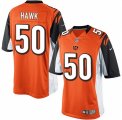 Men's Nike Cincinnati Bengals #50 A.J. Hawk Limited Orange Alternate NFL Jersey