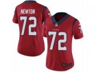 Women Nike Houston Texans #72 Derek Newton Vapor Untouchable Limited Red Alternate NFL Jersey
