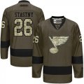 St. Louis Blues #26 Paul Stastny Green Salute to Service Stitched NHL Jersey