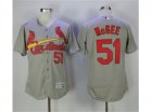 St.Louis Cardinals #51 Willie McGee Grey Flexbase Authentic Collection Stitched MLB Jersey