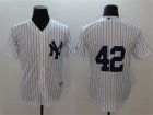 New york Yankees #42 Mariano Rivera White Cool Base Jersey