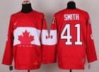 nhl jerseys team canada olympic #41 SMITH red[2014 new]