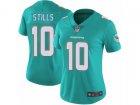 Women Nike Miami Dolphins #10 Kenny Stills Vapor Untouchable Limited Aqua Green Team Color NFL Jersey