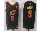 Men Nike Cleveland Cavaliers #9 Dwyane Wade Black Stitched NBA Swingman Jersey