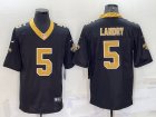 Nike Saints #5 Jarvis Landry Black Vapor Untouchable Limited Jersey