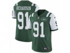 Mens Nike New York Jets #91 Sheldon Richardson Vapor Untouchable Limited Green Team Color NFL Jersey