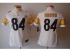 Nike Women Pittsburgh Steelers #84 Brown white Limited Jerseys