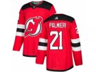Men Adidas New Jersey Devils #21 Kyle Palmieri Red Home Authentic Stitched NHL Jersey