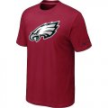 Philadelphia Eagles Sideline Legend Authentic Logo T-Shirt Red