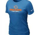Women Chicago Bears light blue T-Shirt