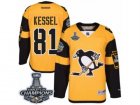 Youth Reebok Pittsburgh Penguins #81 Phil Kessel Premier Gold 2017 Stadium Series 2017 Stanley Cup Champions NHL Jersey