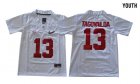Youth Alabama Crimson Tide #13 Tua Tagovailoa White 2018 Diamond Edition jersey