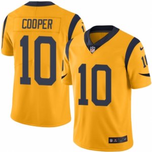 Mens Nike Los Angeles Rams #10 Pharoh Cooper Limited Gold Rush NFL Jersey