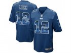 Nike Indianapolis Colts #12 Andrew Luck Royal Blue Team Color Mens Stitched NFL Limited Strobe Jersey
