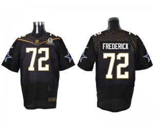 2016 PRO BOWL Nike Dallas Cowboys #72 Travis Frederick black jerseys(Elite)