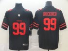 Nike 49ers #99 DeForest Buckner Black Vapor Untouchable Limited Jersey