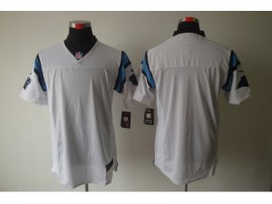 Nike NFL Carolina Panthers White Color Blank Jerseys(Elite)