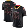 Nike 49ers#85 George Kittle Black Shadow Legend Limited Jersey