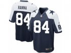 Youth Nike Dallas Cowboys #84 James Hanna Game Navy Blue Throwback Alternate NFL Jersey