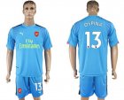 2017-18 Arsenal 13 OSPINA Blue Goalkeeper Soccer Jersey