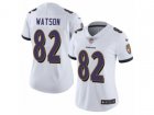 Women Nike Baltimore Ravens #82 Benjamin Watson Vapor Untouchable Limited White NFL Jersey